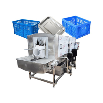 OCEAN High Pressure Plastic Box Washer - Basket, Tray & Crate Cleaning Machine
