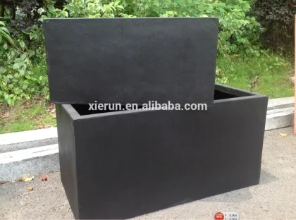 Fashion rectangular clay pottery