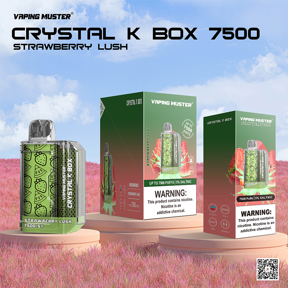 Crystal K Vape Box 7500