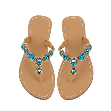 Sandals T-Strap Thong Sandals Summer Flat