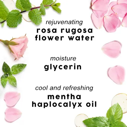 Korean Rose Mario Cucumber Green Tea Aloe Vera Soothing Hydrating Toner Spray