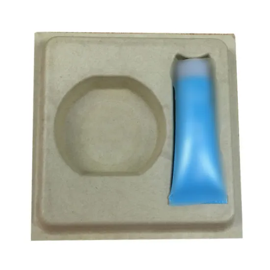 Bamboo Fiber Molded Pulp Inner Tray For Cosmetics