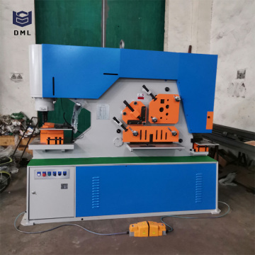 Functional hydraulic iron working machine