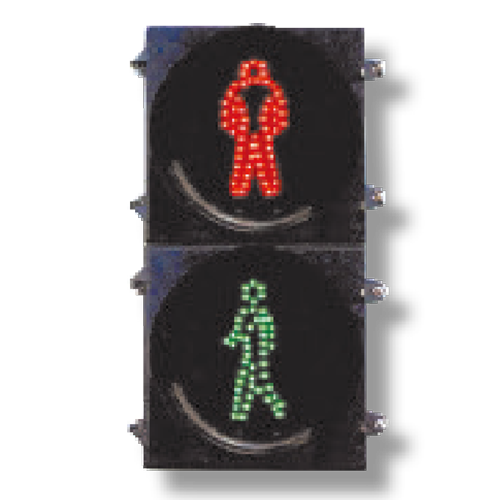Luces de señal de tráfico de peatones estáticos dinámicos de dos colores