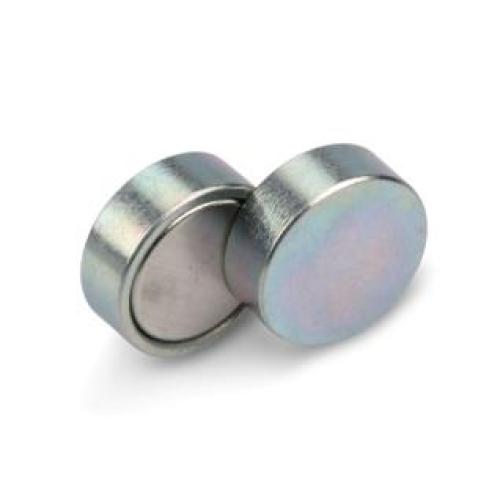 Neodymium Pot Magnets Flat