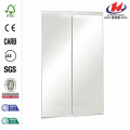 JHK-G01 Restaurant Wrought Iron Glass Inserts Blinds Door