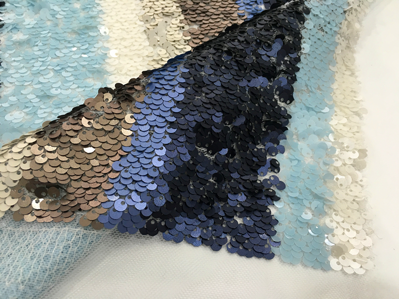 Polyester Mesh Embroidery Fabric 