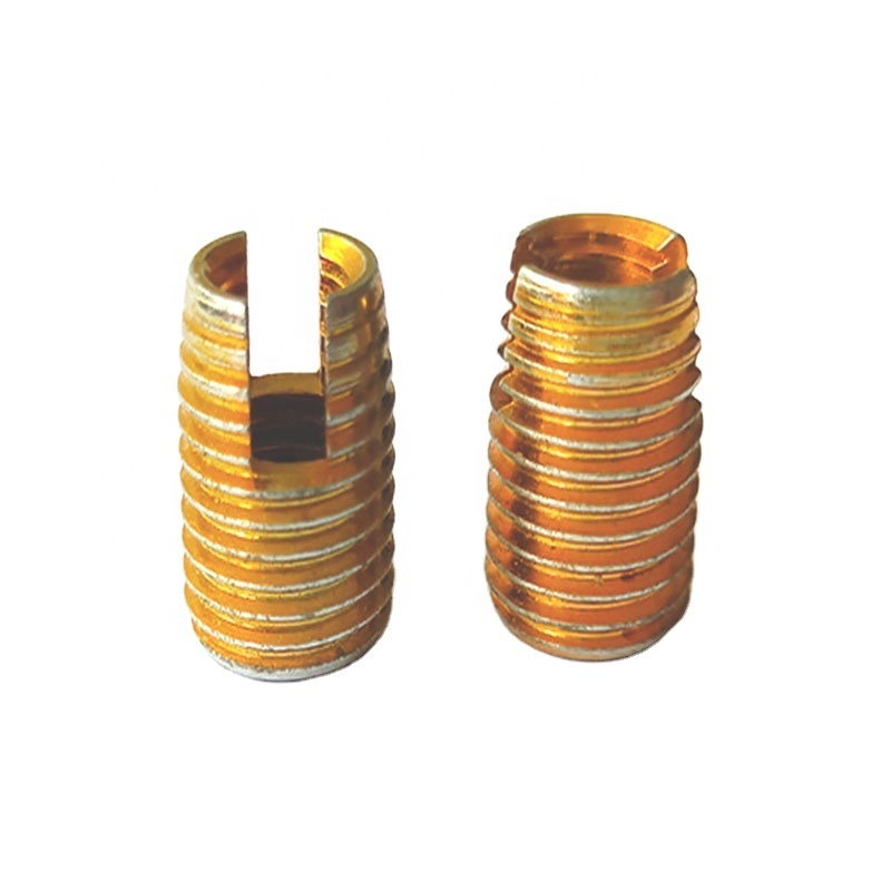 Industrial M10*1.5-18L Brass Spacer Insert Self-Tapping Repair Zinc Plating Stainless Steel Fasteners Screw Bolt Hex Standoff