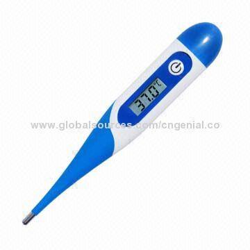 Clinical Thermometer, Fever Alarm Waterproof, CE Mark, Customized Colors Available