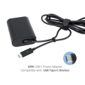 Adaptador de laptop PD de 30 W tipo c para Dell