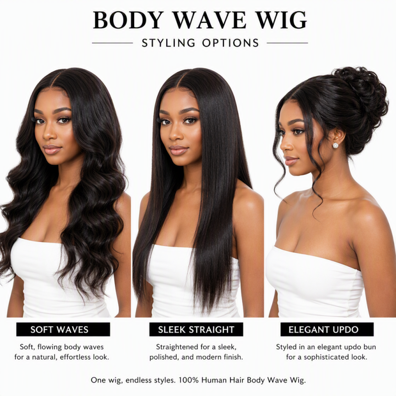 Body Wave Lace Front Wig Human Hair