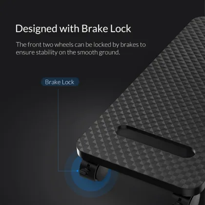 ORICO Mobile Adjustable Computer Towers Host Bracket Computer CPU Stand with Wheels Stable For Computer Cases PC Waterproof