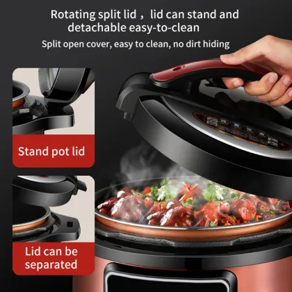 Smart Pressure Cooker: Electric, Aluminum, Digital Induction High Pressure Cooker