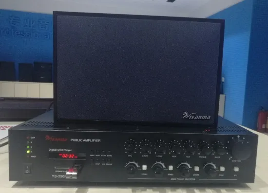 4 zones Mp3 SD card supported all in one power amplifer