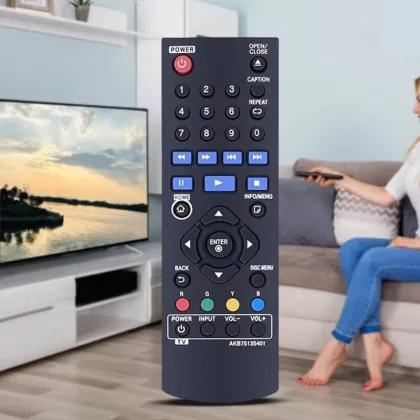 Replacement AKB75135401 Remote Control for LG 4K Blu-ray Players