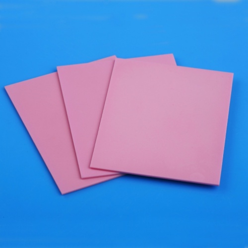 Well polished pink alumina ceramic substrate