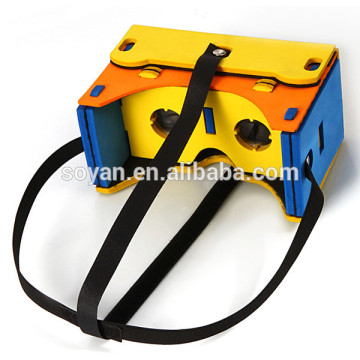 Low price Google Cardboard V2 DIY cardboard 3d virtual reality glasses