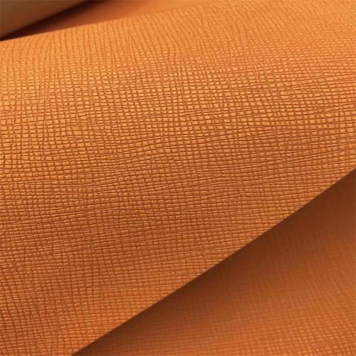 Cross Pattern Embossing PVC Leather for Making Bags