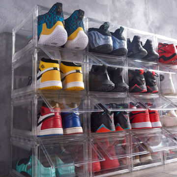 Durable Over-the-Door Shoe Storage Box Organizer