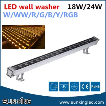 Best price high bright led rgb wall washer 9W 18W 24W led wallwash decorative building lighting