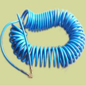 8*12 blue pu pipe with nickel-plated revolve quick coupler