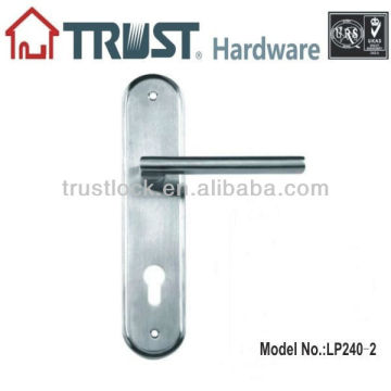 Solid Stainless Steel lever Casting Door lock Plate