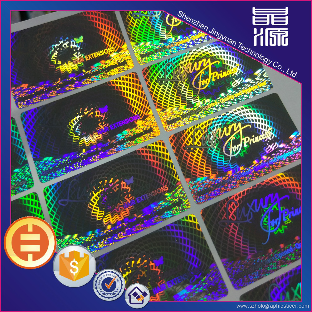 Customize Holographic Sticker 3D Security Label