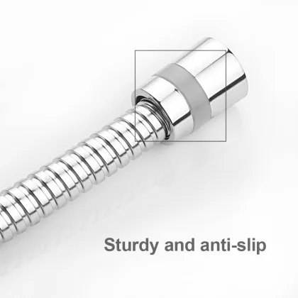 flexible extension stainless steel shower hose, single lock, long life