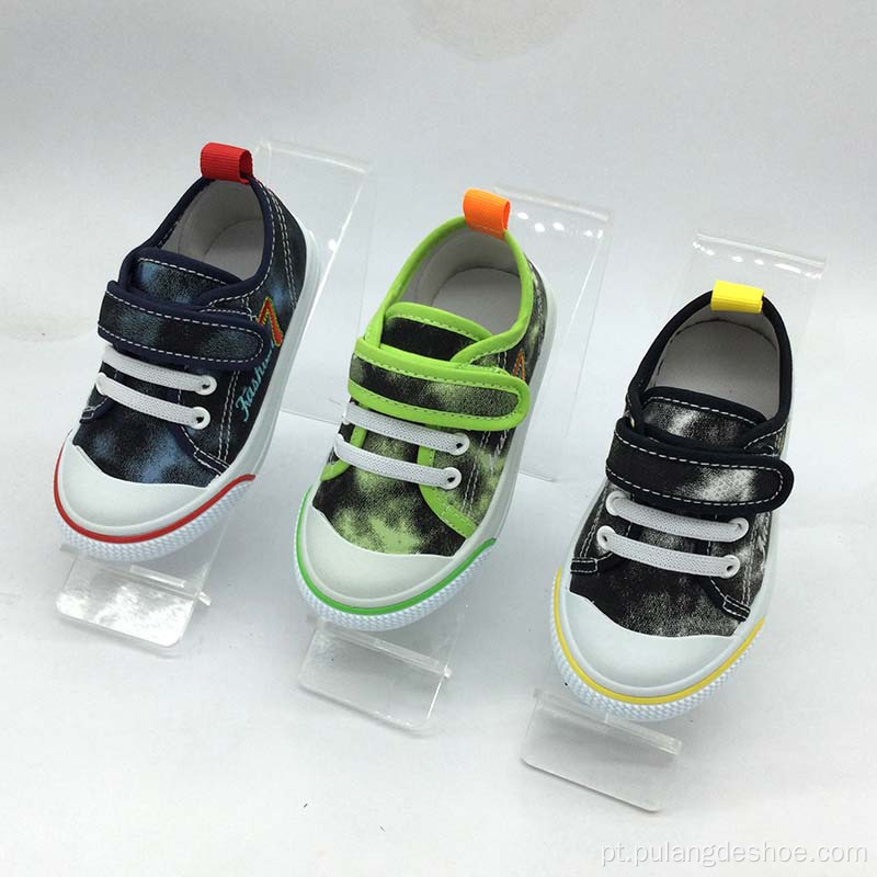 Sapato bebê menino menina nova impressão de sapato de lona
