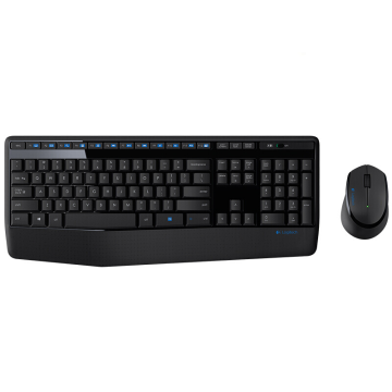 Logitech MK345 Full-Size Wireless Keyboard and Mouse Combo