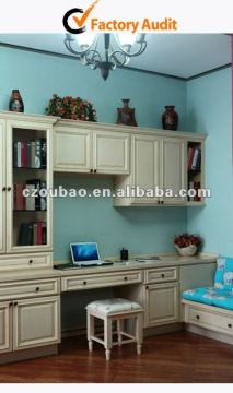 Antique white solid wood kitchen cabinet