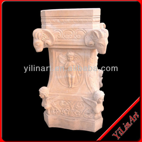Carved Marble Pedestal Sculpture Carving YL-L098