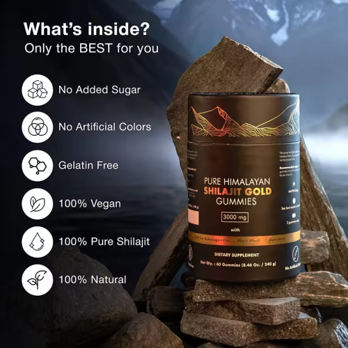 Premium Quality Himalayan Shilajit Gummies