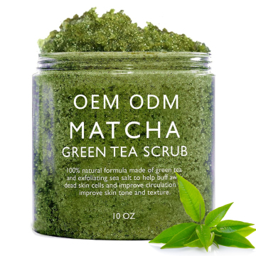 100% Natural Herbal Fruit Matcha Green Tea Skin Exfoliating Scrub