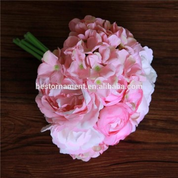 Silk Posy Roses Flower Bouquets Wedding Bridal Bridesmaid Bouquet