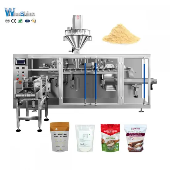 Flour Doypack Horizontal Premade Bag Powder Packing Machine