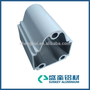 Extrusion d'aluminium Powder Coating White color Extrusao de aluminio Industrial Profile
