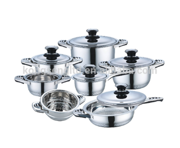 High Quality 12PCS Stainless Steel Cookware Set