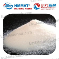 Silica matting agent for powder coatings