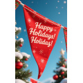 Banderas de jardín de Navidad personalizadas