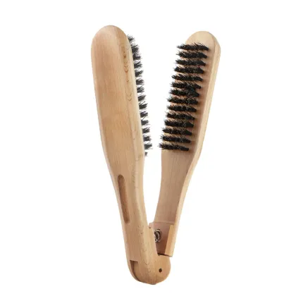Masterlee Professional Wood Brush Hair Straightener Bristle Comb