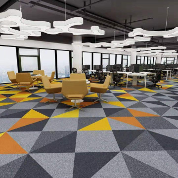 Washable Thick PP and Nylon Carpet Tiles - New Design Environmental Office Floor Tiles 50x50cm 600x600mm