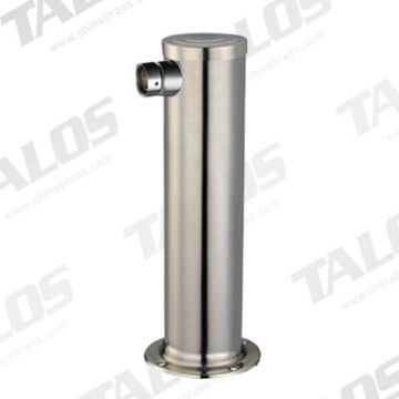 3" single way polished beer tower 1042105-00