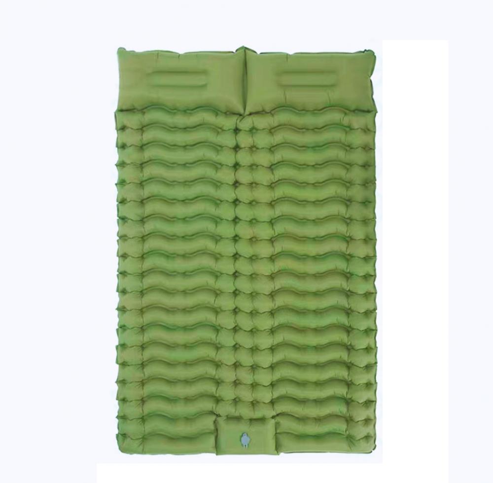 2 tao insulated inflatable sleeping pad para sa kamping