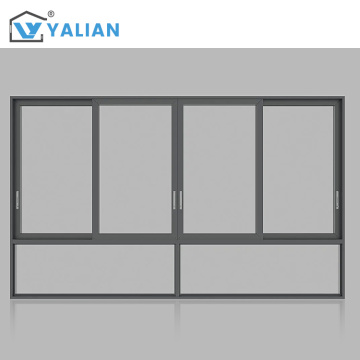Heat Insulation Aluminum Alloy Sliding Window Tempered Glass