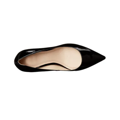 Cowhide leather hot sale ladies shoes spring