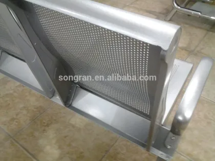 Public Metal Seating Hospital Chair High Back Airport Waiting Chairs Bench 802-03-011