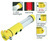 led car emergency flashlight with hammer
