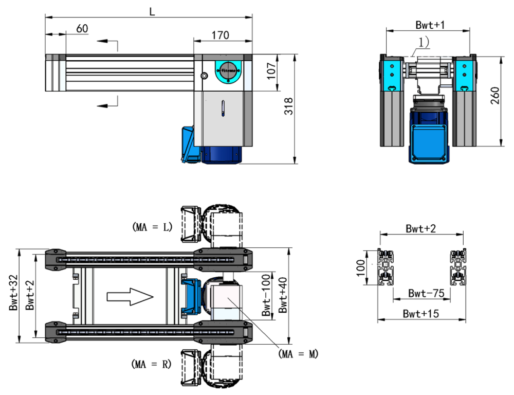 Accumulated Roller Chain Conveyor Design