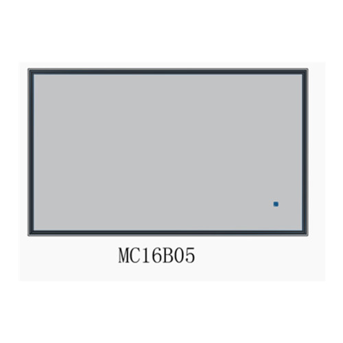 Rechteckige LED -Badezimmerspiegel MC16